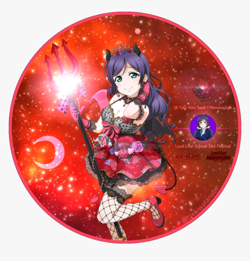 I Made This Icon Edit Of Nozomi Tojo - Nozomi Tojo Devil, HD Png Download, Free Download