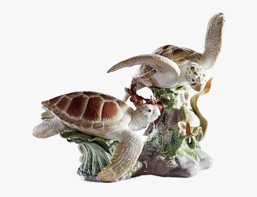 Lladró Porcelain Sea Turtles - Lladro Turtle, HD Png Download, Free Download