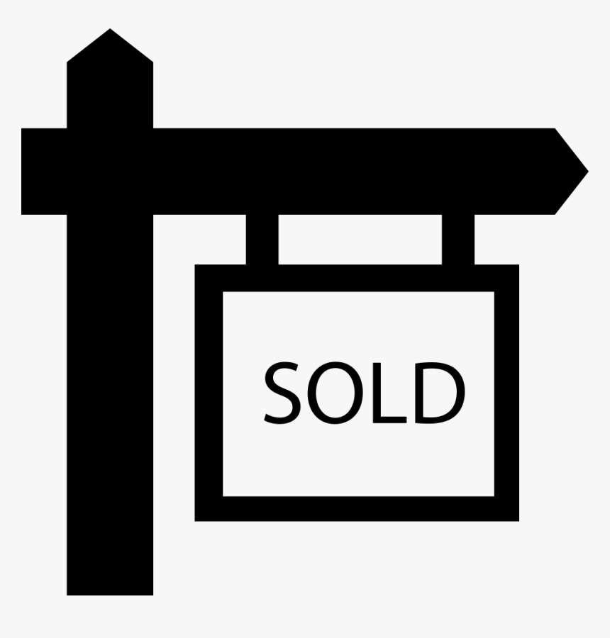 Sold Real Estate Hanging Signal - Sold Sign Clip Art, HD Png Download, Free Download