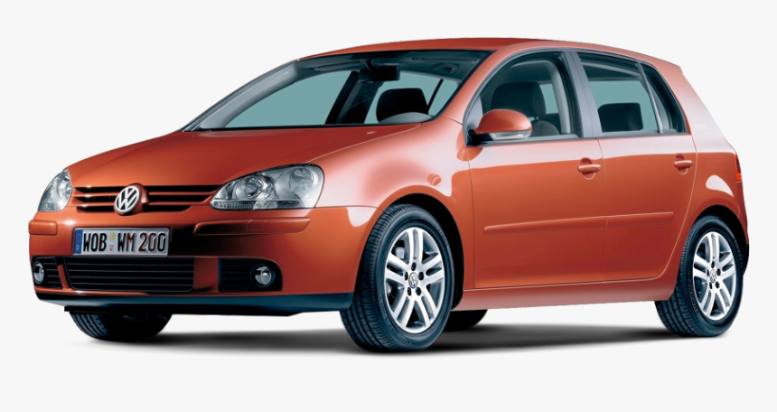 Orange Volkswagen Golf - 2006 Volkswagen Golf, HD Png Download, Free Download