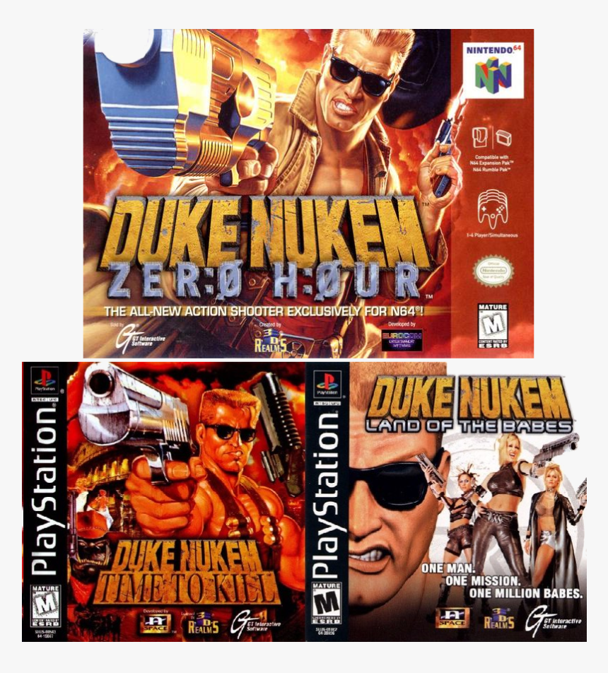 Those Other Duke Nukem Games Anonymous Fri Sep - Duke Nukem Land Of Babe Ps1 Rom, HD Png Download, Free Download