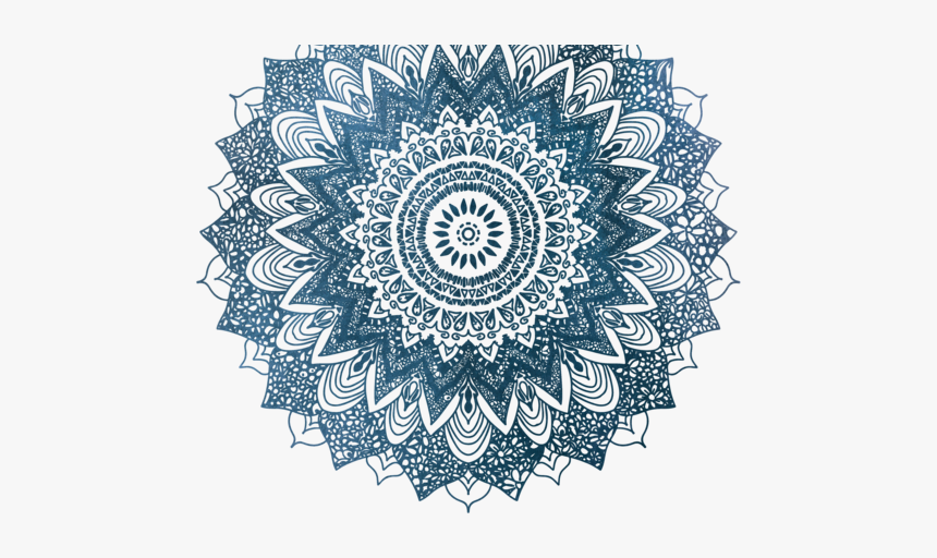 Thumb Image - Mandala Background Png Blue, Transparent Png, Free Download