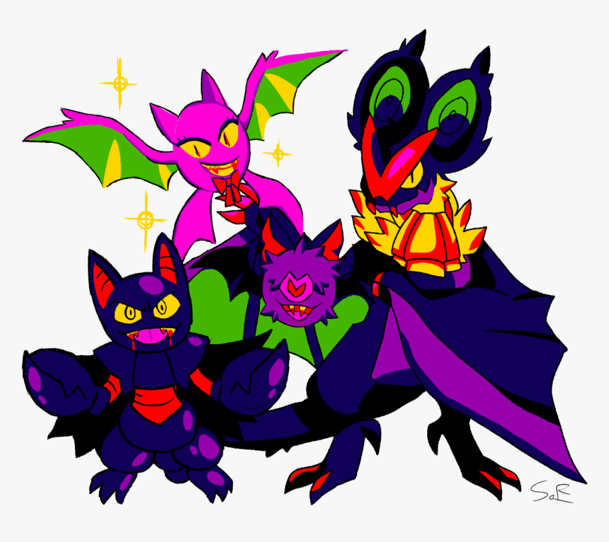 A Batty Family - Cartoon, HD Png Download, Free Download