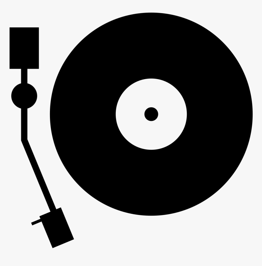 Png Black White Turntable, Transparent Png, Free Download