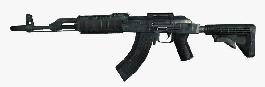 Ak47 Black Png - Cod Mw3 Ak 47, Transparent Png, Free Download