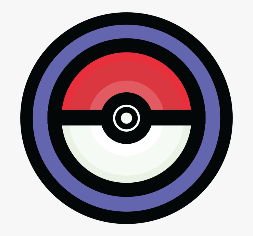 Thicc Lines Poke Ball Outline 01 , Png Download - Circle, Transparent Png, Free Download