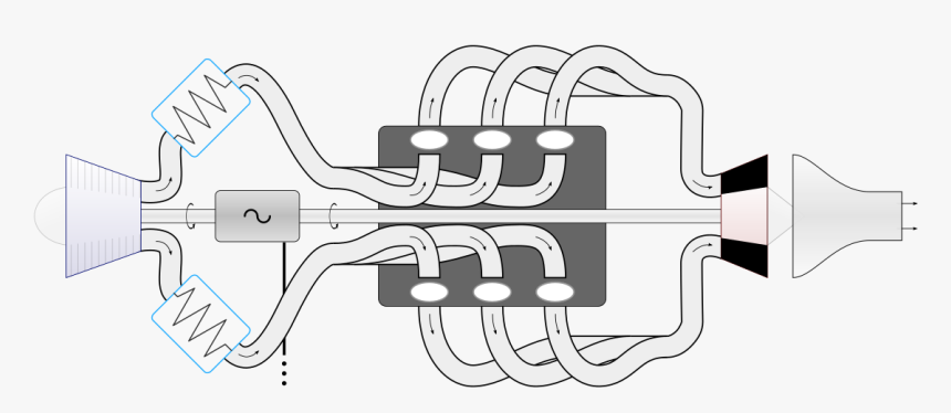 Outline Of A 2014 Formula One Engine - Illustration, HD Png Download, Free Download