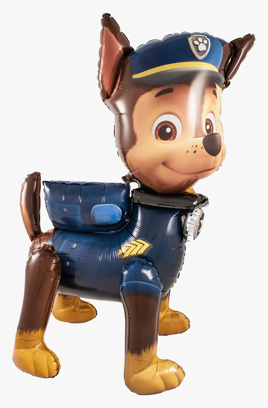 A Photo Of A Paw Patrol Chase Airwalker Balloon - Cartoon, HD Png Download, Free Download