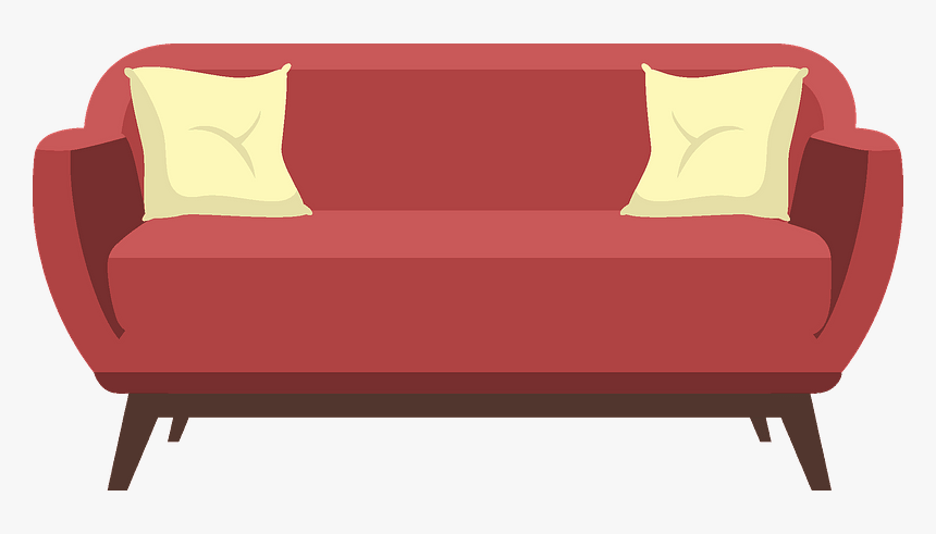 Couch Clipart - Cushion, HD Png Download, Free Download