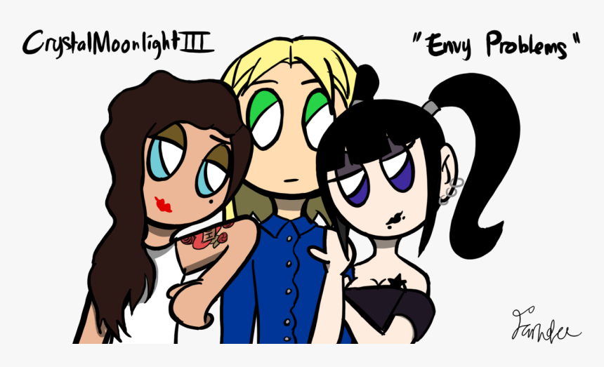 Fan Art Of “envy Problems” By Crystalmoonlightiii
read - Cartoon, HD Png Download, Free Download