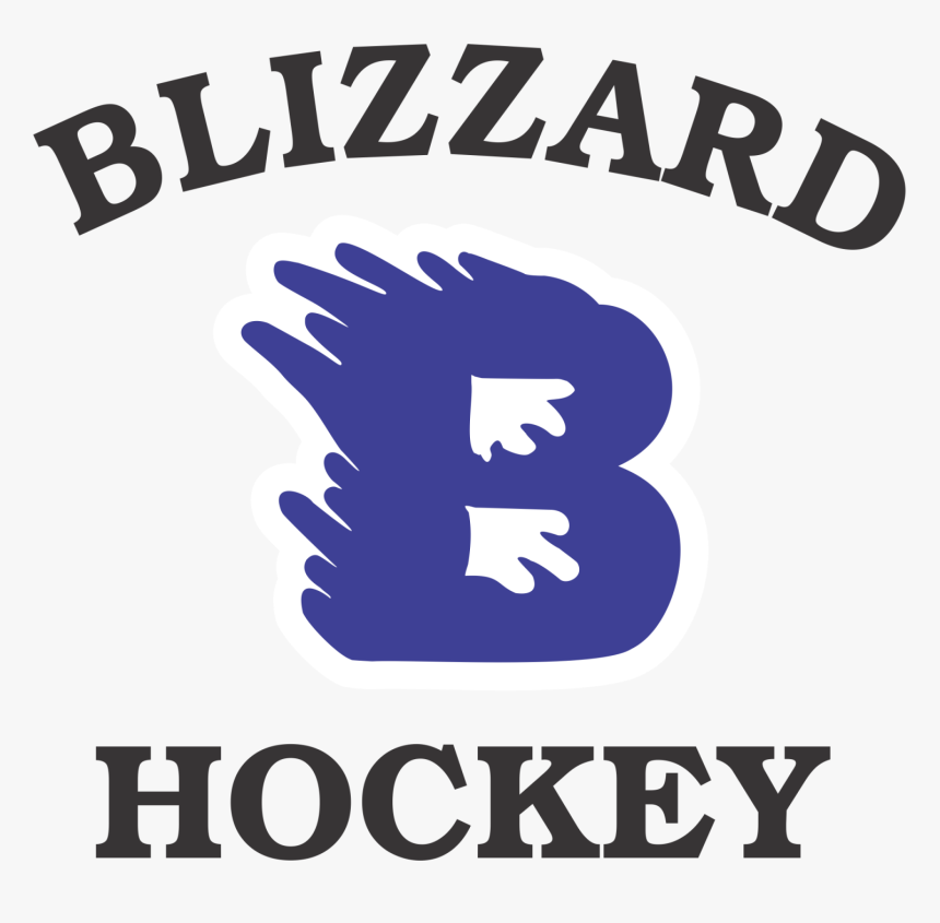 Blizzard Hockey Logo"
 Class="img Responsive True - Burnett Blizzard Hockey Association, HD Png Download, Free Download