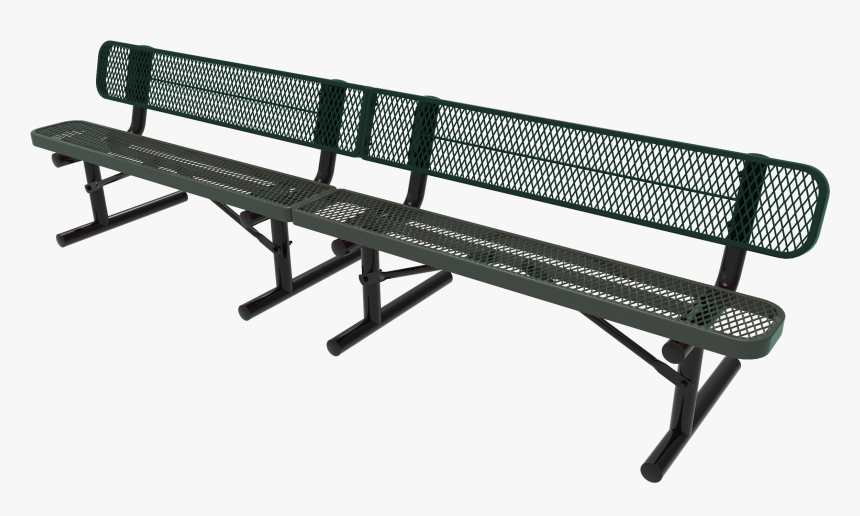 Park Bench With Back - Bench, HD Png Download, Free Download