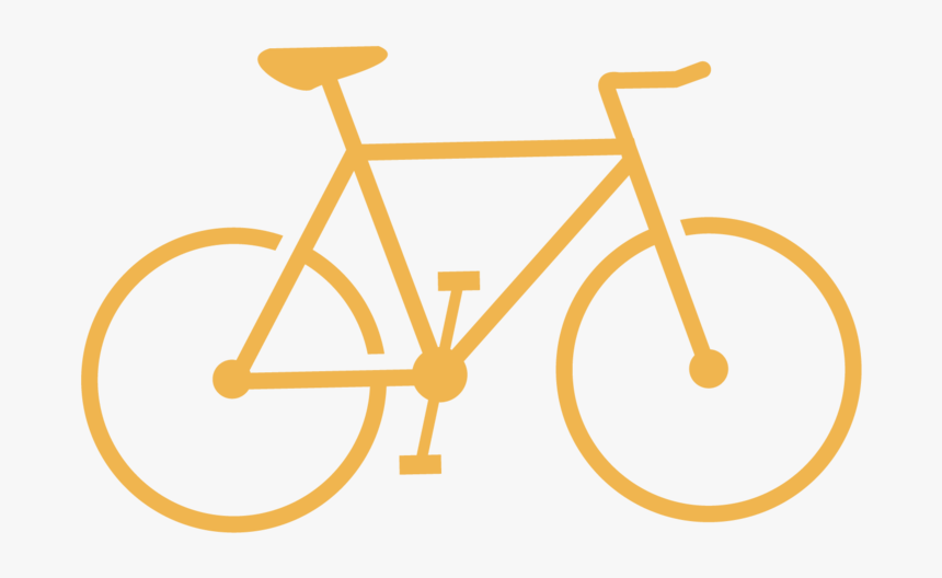 Icon Bicycle Yellow - New Year's Resolution Cycling, HD Png Download, Free Download