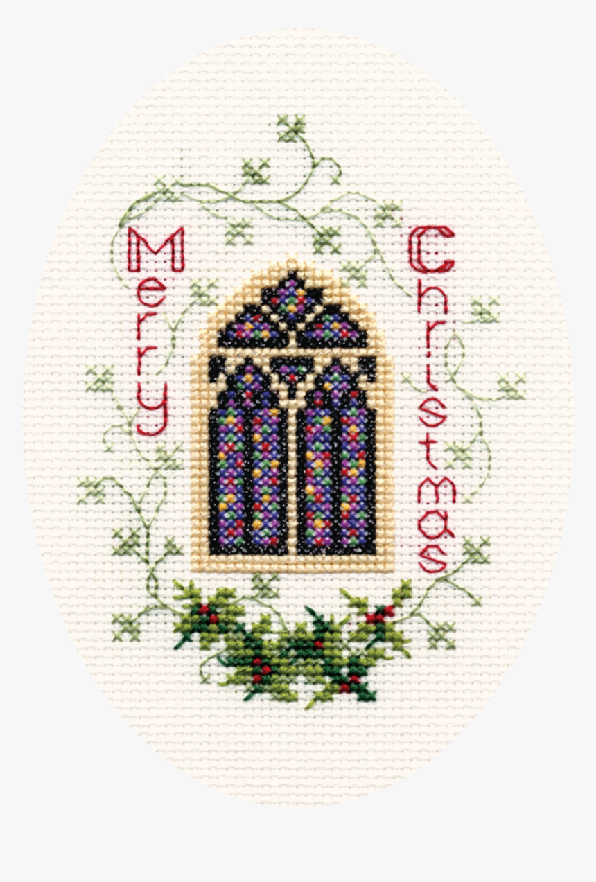 Cross Stitch Stained Glass Window, HD Png Download, Free Download