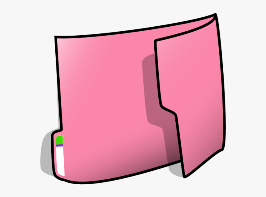 Folders Clipart Filing Folder - Cartoon Folder, HD Png Download, Free Download