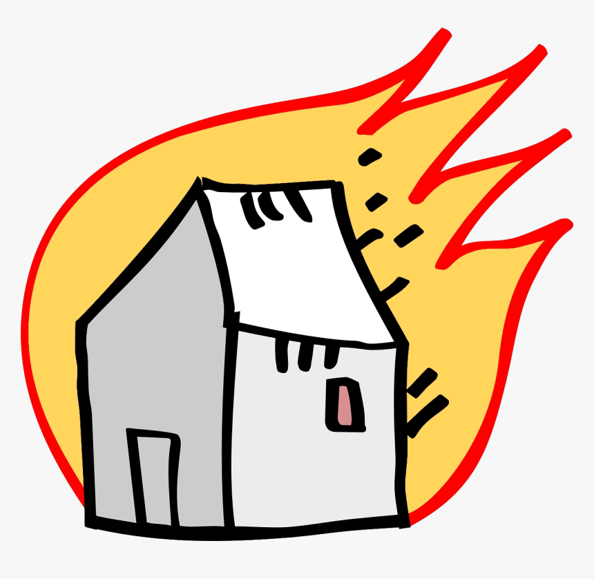 Tips To Prevent Fire Accidents At Home - Prevention Of Fire Accidents At Home Cartoon, HD Png Download, Free Download