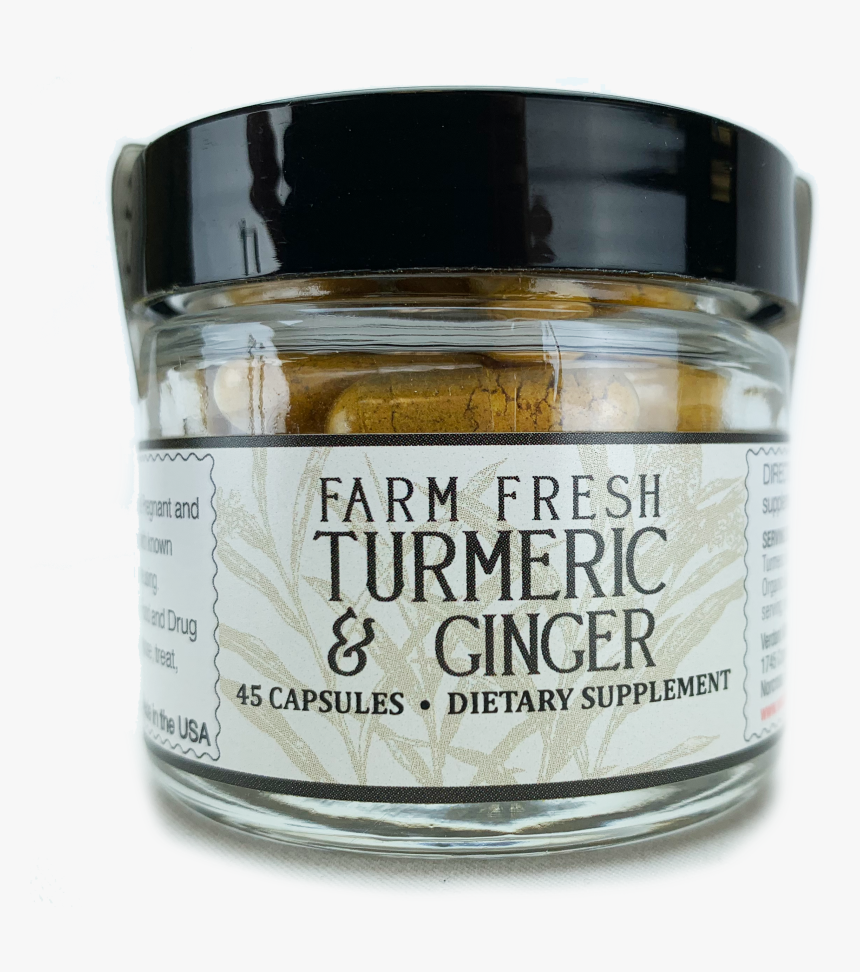 Farm Fresh Turmeric & Ginger Capsules - Cosmetics, HD Png Download, Free Download