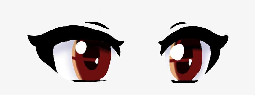 Wow These Look So Creepy 😂 - Gacha Life Eyes Outline, HD Png Download, Free Download