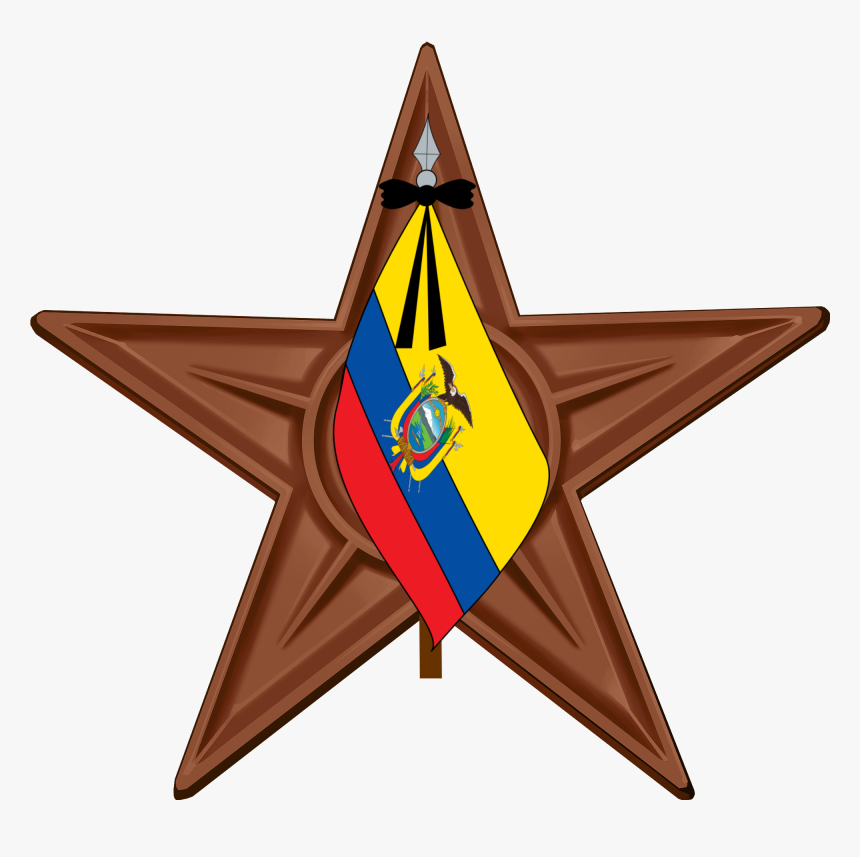 Ecuador Barnstar Flag Mourn - All Religions Logo In One, HD Png Download, Free Download