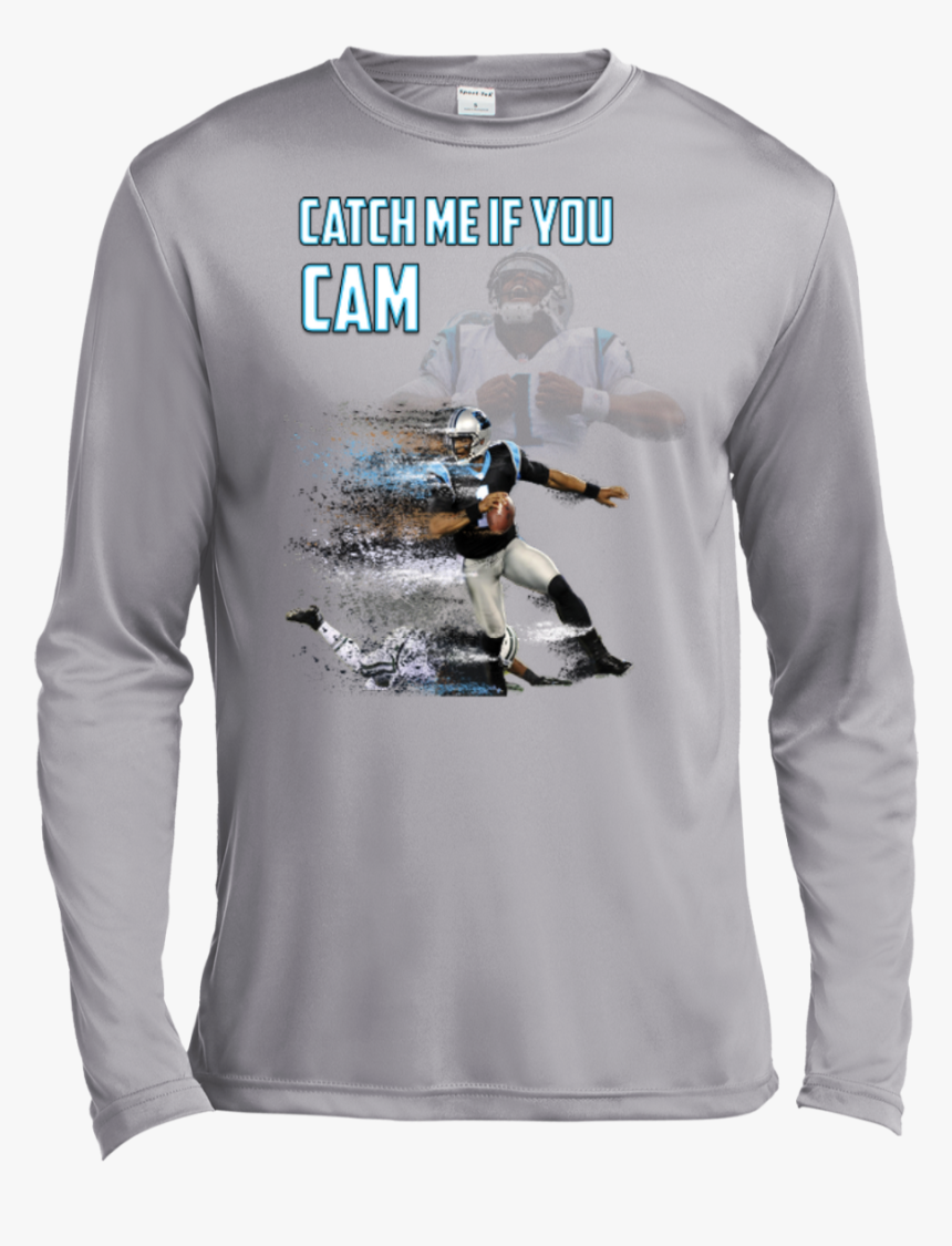 Cam Newton Panthers Custom Designed Fan Tall Long Sleeve - T-shirt, HD Png Download, Free Download