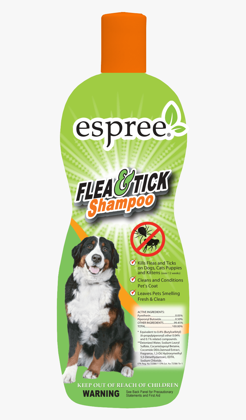 Espree Flea Tick Cat And Dog Shampoo, Hd Png Download - Espree Flea & Tick Shampoo, Transparent Png, Free Download