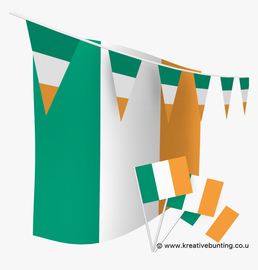 Republic Of Ireland Bunting And Flags Bundle - Flag, HD Png Download, Free Download