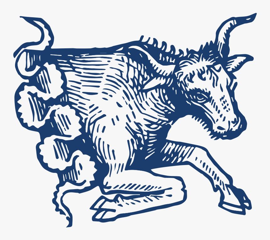 Transparent Taurus Png - Medieval Bull Drawing, Png Download, Free Download