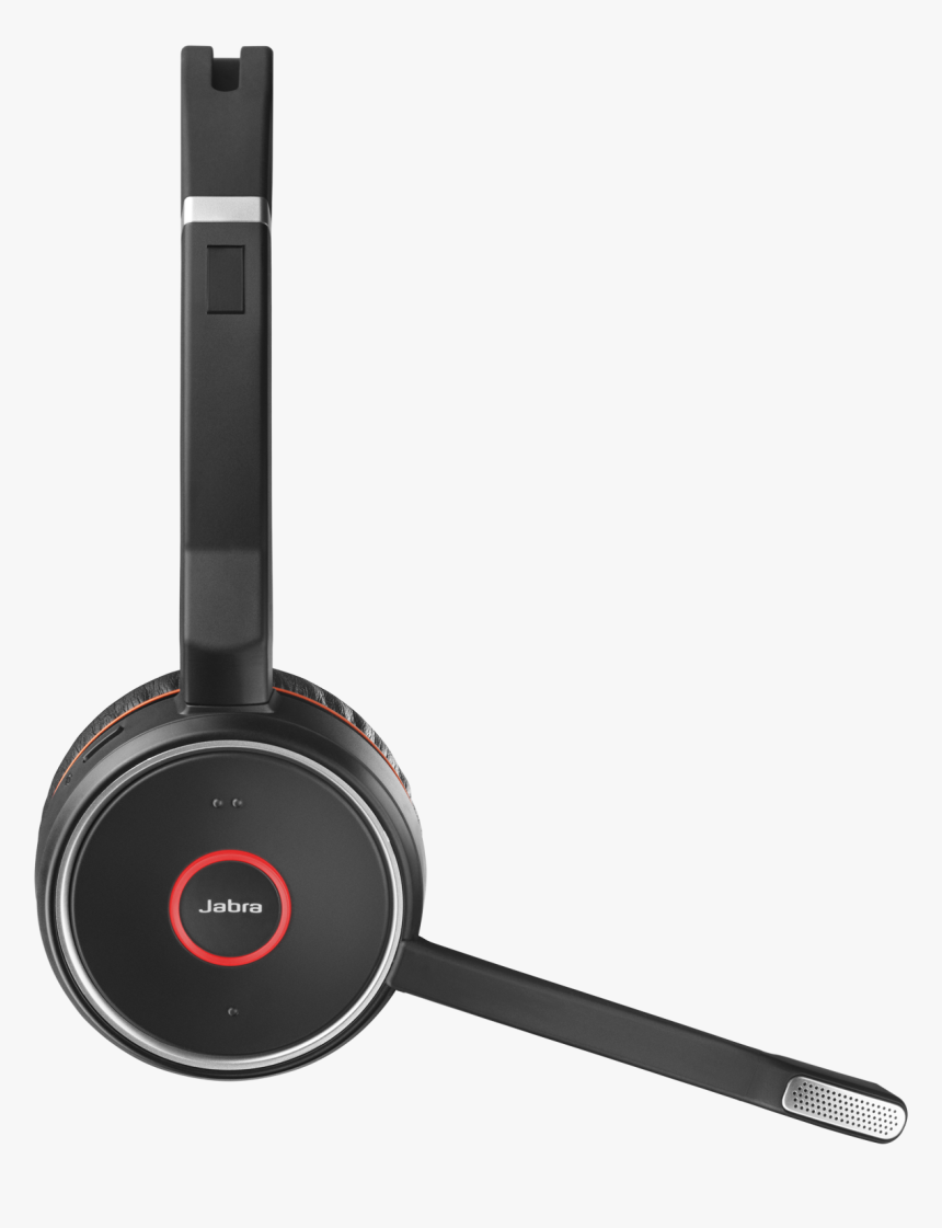 04 Jabra Evolve 75 Product Side Busy - Evolve 75, HD Png Download, Free Download