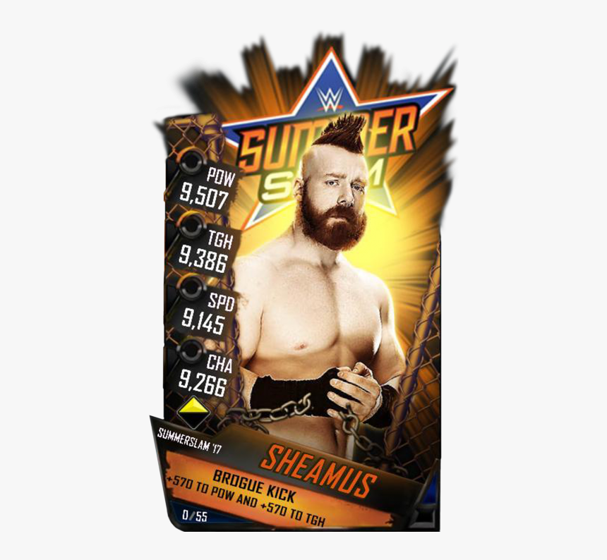 Sheamus S3 15 Summerslam17 - Wwe Supercard Alexa Bliss, HD Png Download, Free Download