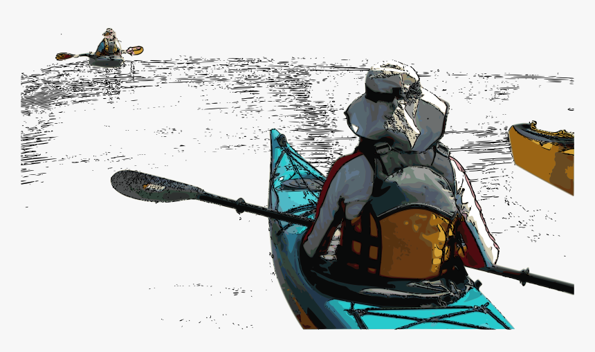 Kayakers Exploring Clip Arts - Clip Art, HD Png Download, Free Download