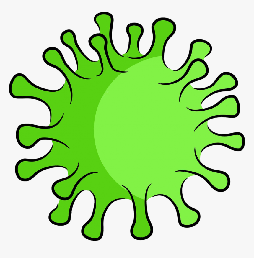 Coronavirus Green Vector, HD Png Download, Free Download