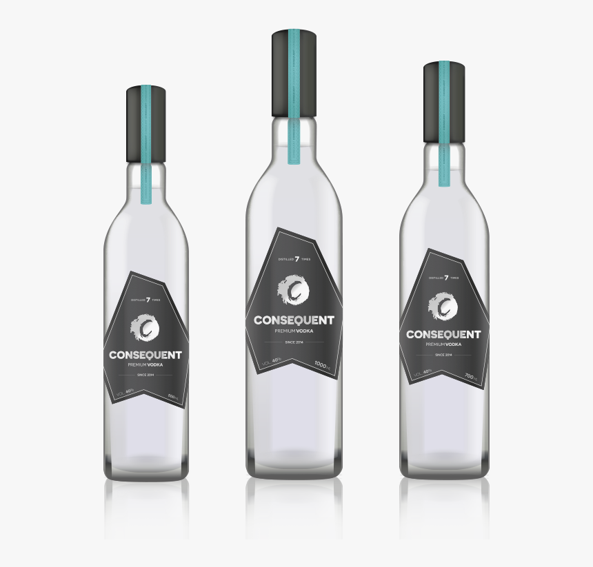 Bottle - Consequent Vodka, HD Png Download, Free Download