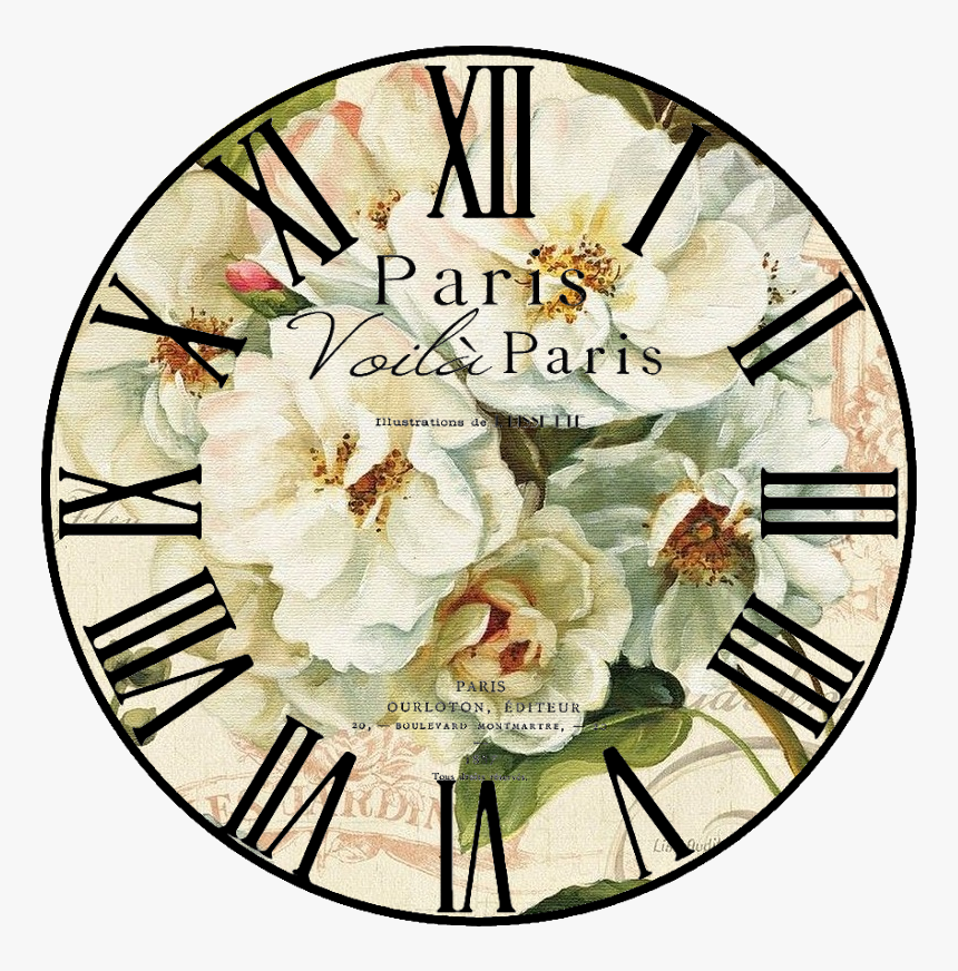 Clock Printable, Clock Faces, Image Paper, Vintage - Background Jam Png, Transparent Png, Free Download