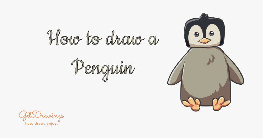 How To Draw A Penguin - Cartoon, HD Png Download, Free Download
