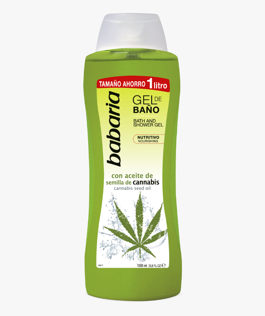 Gel De Baño De Aceite De Semilla De Cannabis De Babaria - Gel Babaria Cannabis, HD Png Download, Free Download