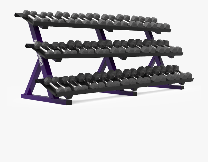 Edge 3 Tier Hex Dumbbell Rack - Dumbbell Rack 4 Tier, HD Png Download, Free Download