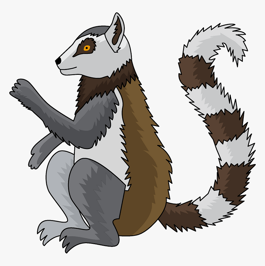 Lemur Clipart - Fox Squirrel, HD Png Download, Free Download