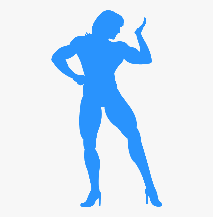 Female Bodybuilder Emoji, HD Png Download, Free Download