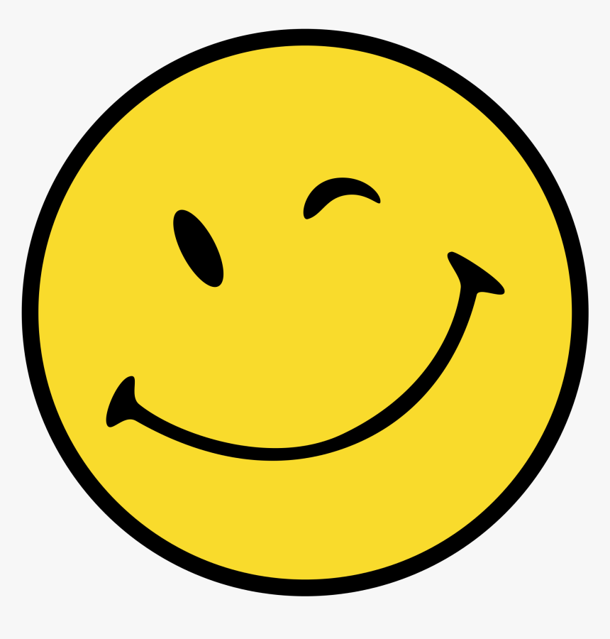 Winky Face Png - Smiley Wink Face Svg, Transparent Png, Free Download