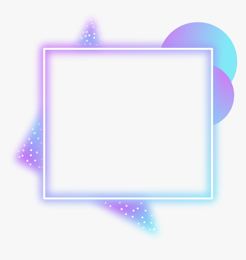 #freetoedit #frame #neon #inspiration #galaxy #pastel, HD Png Download, Free Download