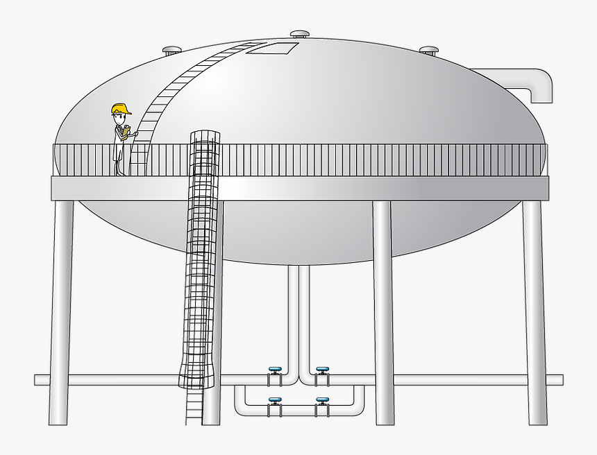 Elevated Water Tank Ladder, HD Png Download, Free Download