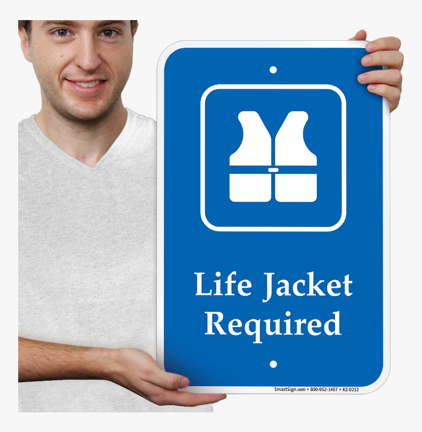 Life Jacket Required, Safety Vests Symbol Sign - Life Jacket Required Sign, HD Png Download, Free Download