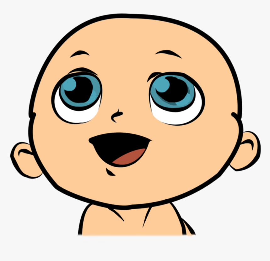 Baby Clip Art - Happy Baby Face Clipart, HD Png Download, Free Download