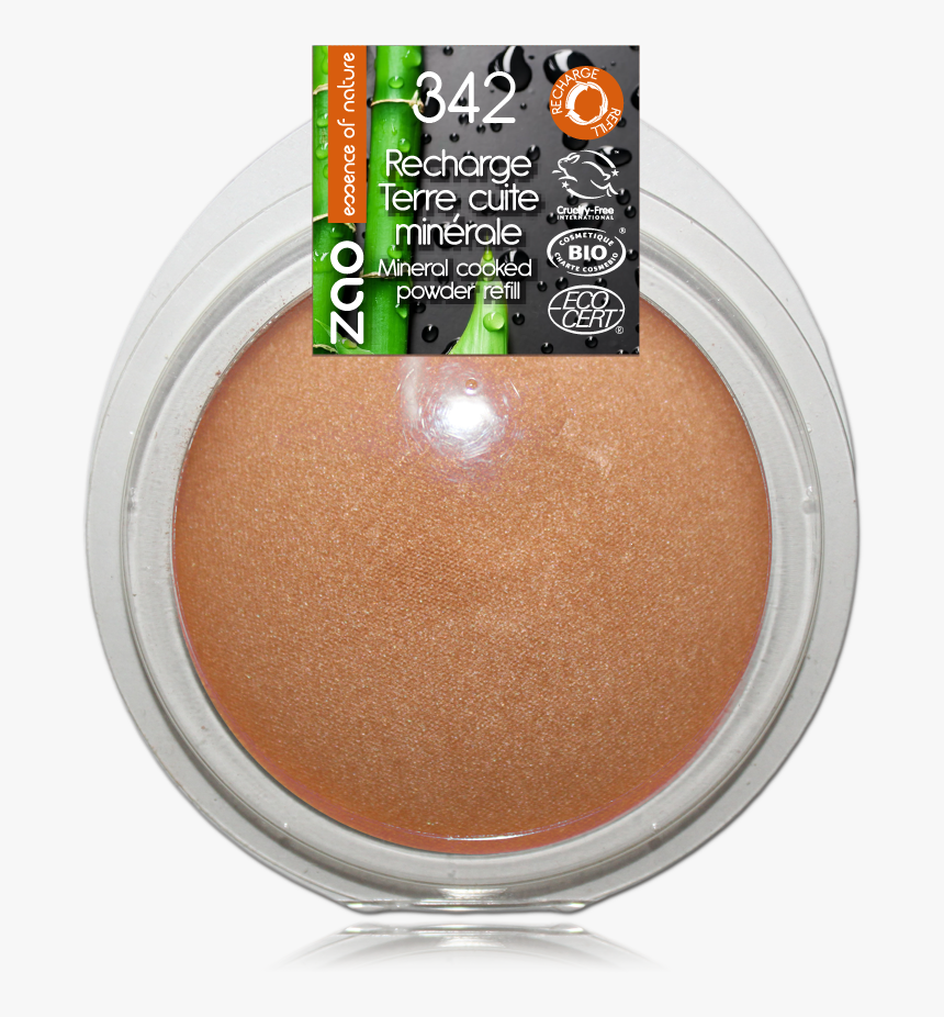 Zao Makeup 342 Bronze Copper Mineral Cooked Powder - Retouche Racine Cuivré, HD Png Download, Free Download