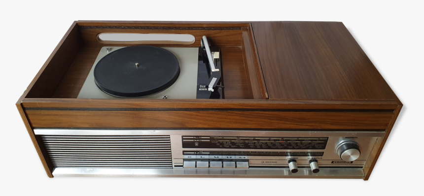 Combined Vinyl Platinum And Vintage Radio Grundig"
 - Plywood, HD Png Download, Free Download