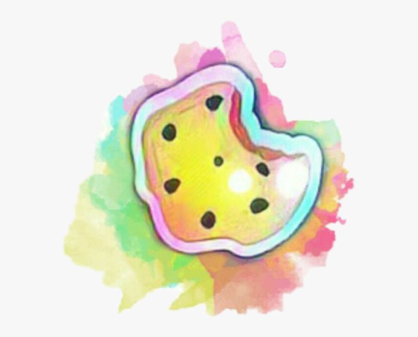 Freetoedit Fortune Cookie Cookies Rainbow Colourfulcook - Royal Icing, HD Png Download, Free Download