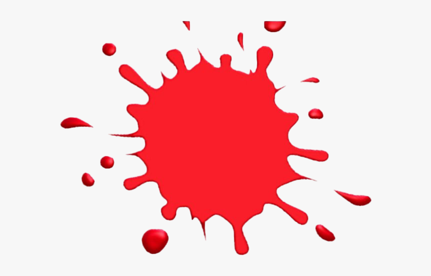 Paint Art Png Transparent Image - Red Paint Splat Png, Png Download, Free Download