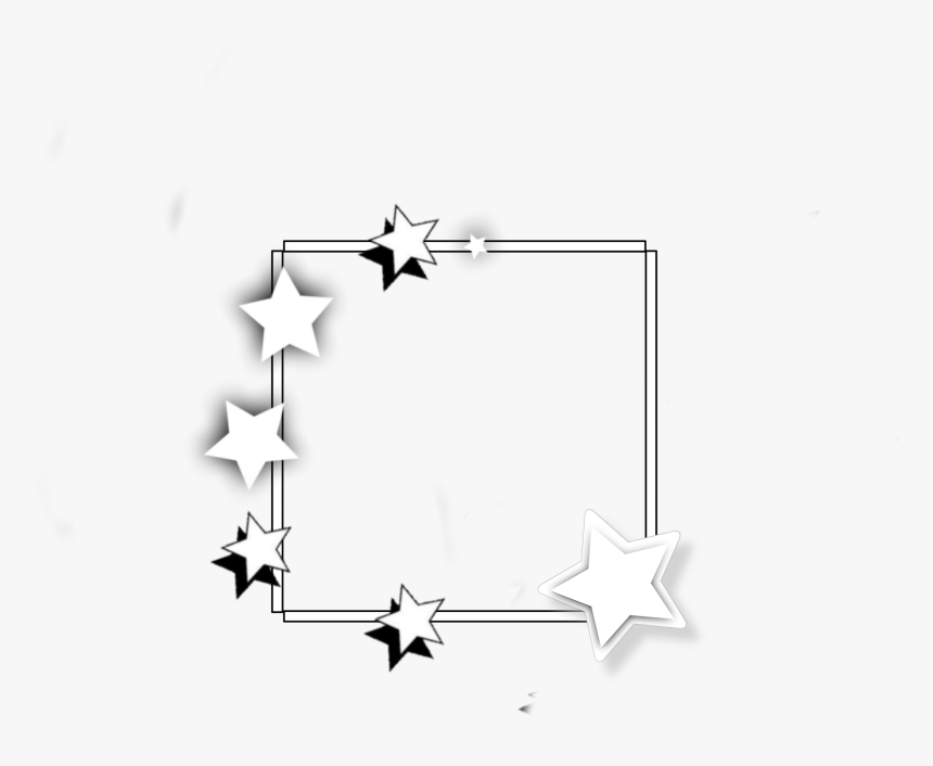 #freetoedit #box #square #squareoutline #outline #stars - Cross, HD Png Download, Free Download