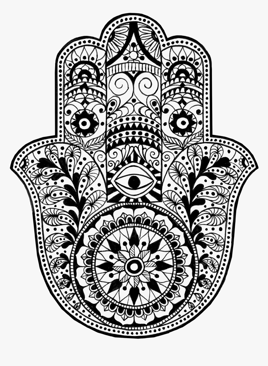 Transparent White Mandala Png - Mandala Hamsa, Png Download, Free Download