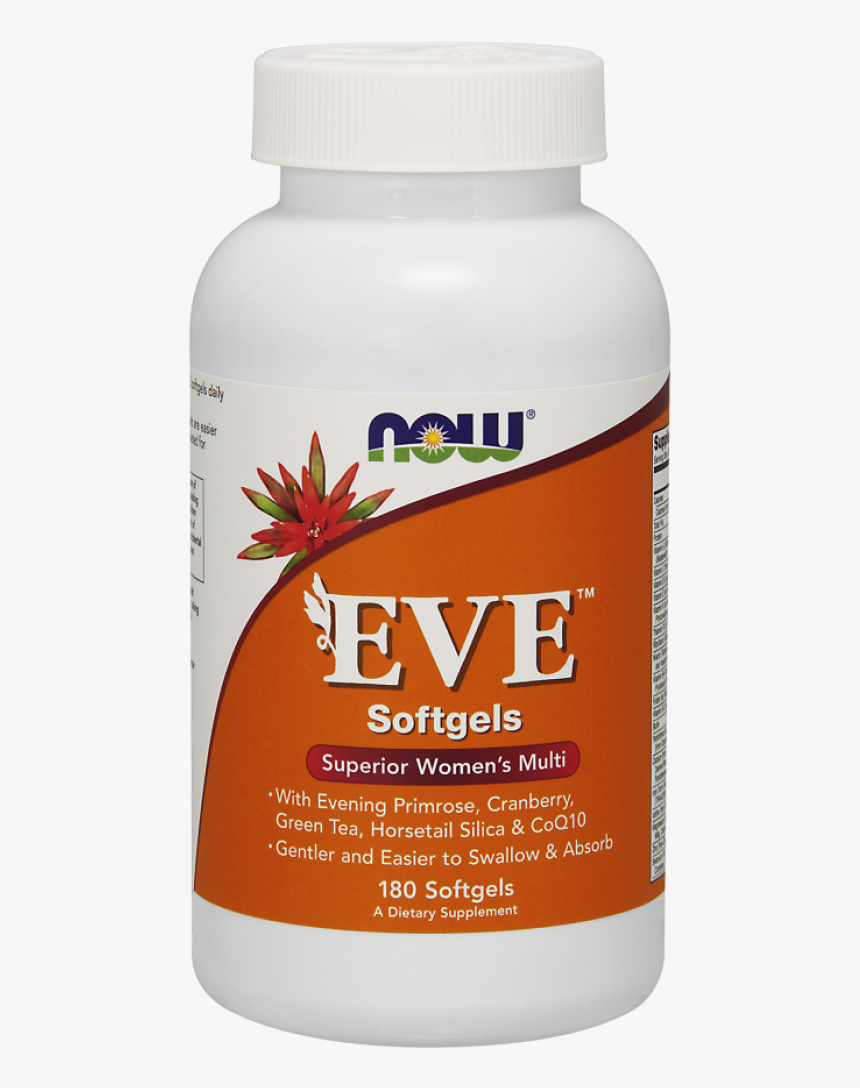 Now Foods Eve™ Women"s Multiple Vitamin 180 Softgels - Now Eve Multivitamin, HD Png Download, Free Download